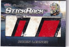 2022 PRESIDENTS CHOICE IN THE CREASE ROBIN LEHNER STICKRACK GAME USED STICK /10
