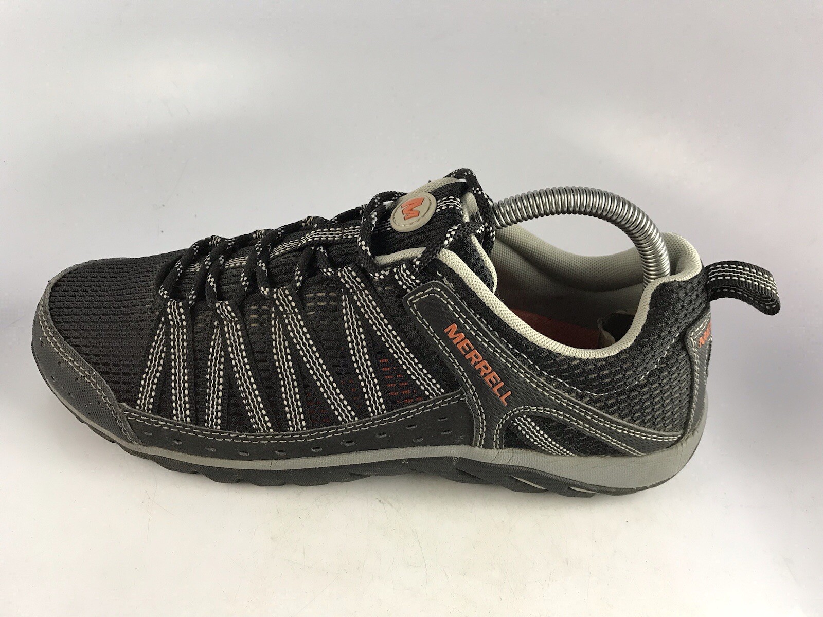 Merrell Hymist Uomo Nero B. Sneakers arancioni trail escursionismo taglia 7