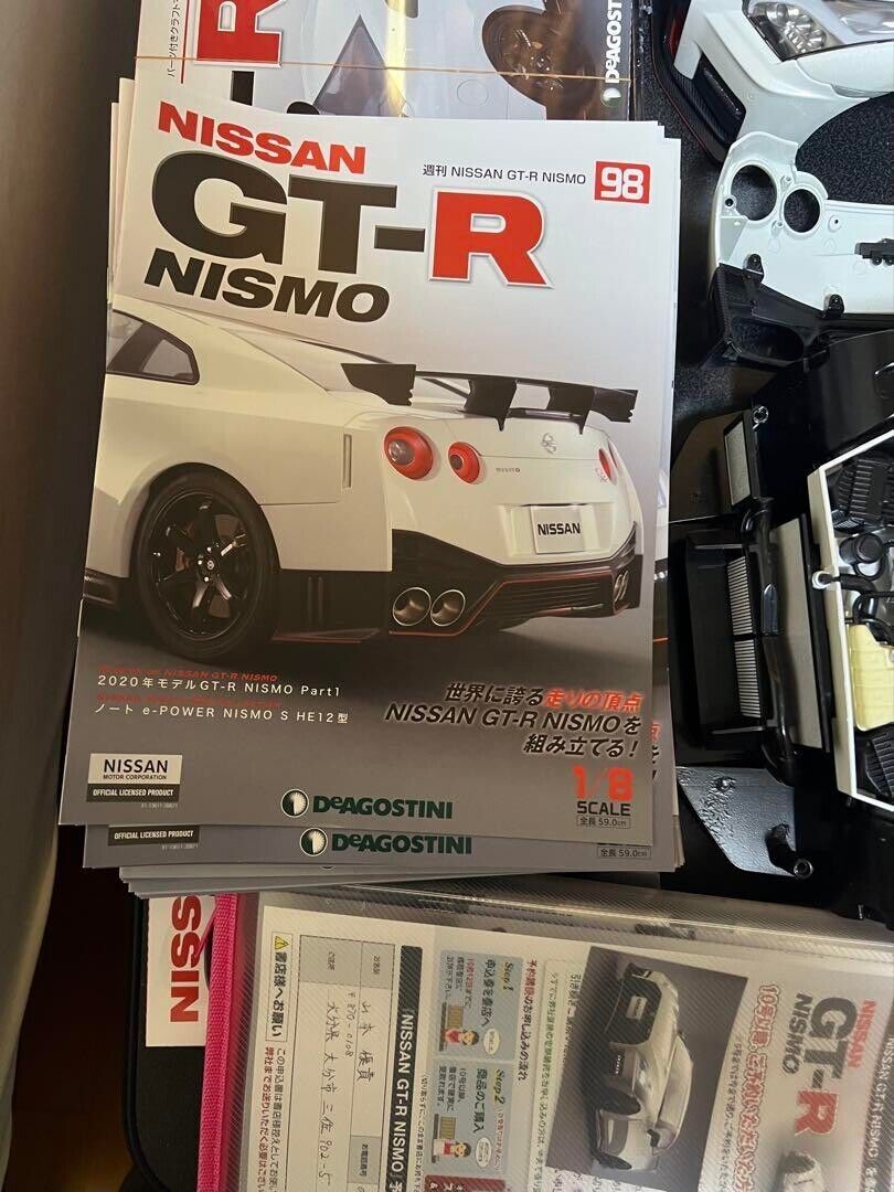 DeAgostini Nissan GT-R Nismo 1/8 Scale Vol.1-100 Complete DeAgostini Nissan GT-R Nismo 1/8 Scale Vol.1-100 Complete