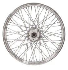 V-Factor 51694 Chrome Tubeless 60 Spoke 23" Front Wheel for Touring 00-07