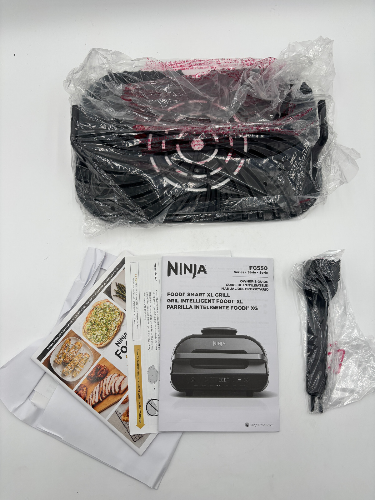 Ninja Foodi FG551 Smart XL Indoor Grill - Black Has Box Damage