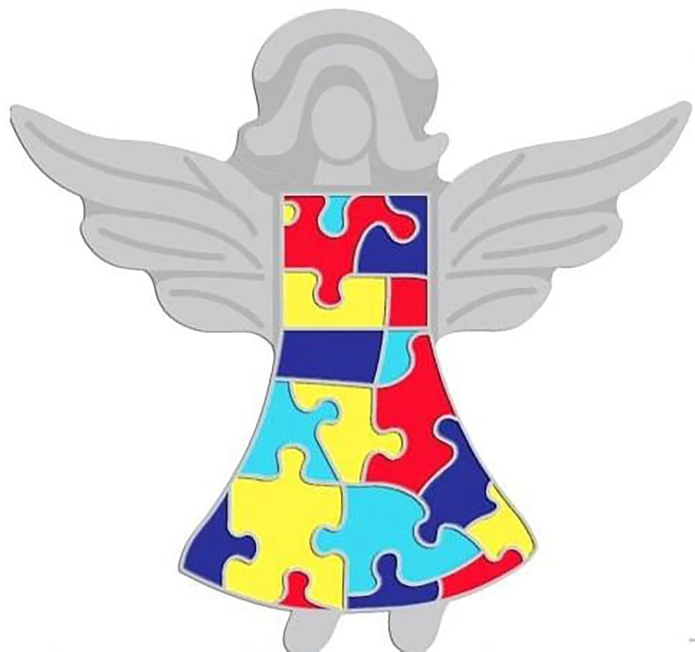 Pack of 24 Autism Angel Bike Motorcycle Hat Cap Lapel Pin HP6163