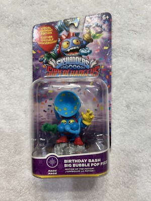 Skylanders Superchargers Birthday Bash Big Bubble Pop Fizz RARE HARD TO FIND!!!