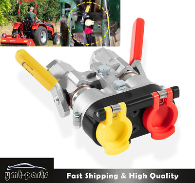 #ad 9500 4 Agricultural Tractor Clamp Kit w Break Away Coupler 1 2quot; 14 NPTF Port $218.49