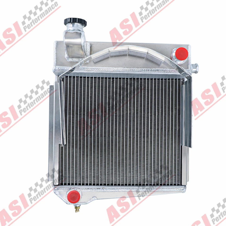 4-Row Aluminum Radiator For 1960-67 Austin Healey Sprite MG Midget 0.9L 1.1L MT - Image 3 of 4