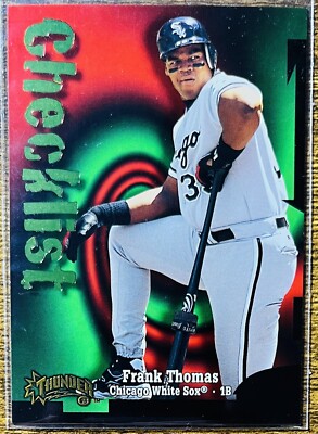 FRANK THOMAS 1998 SKYBOX CIRCA THUNDER CHECKLIST #297 CHICAGO WHITE SOX NM-MT