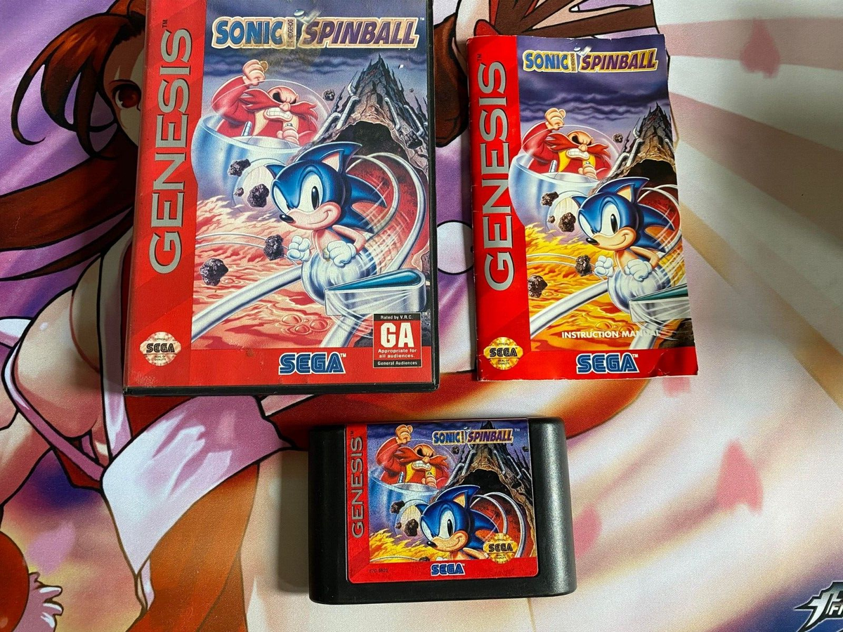 Sonic Spinball Sega Genesis Complete Clean & Tested 10086015379| eBay