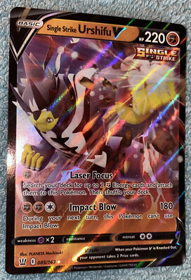 2021 Pokémon Battle Styles Single Strike Urshifu V Rare Full Art