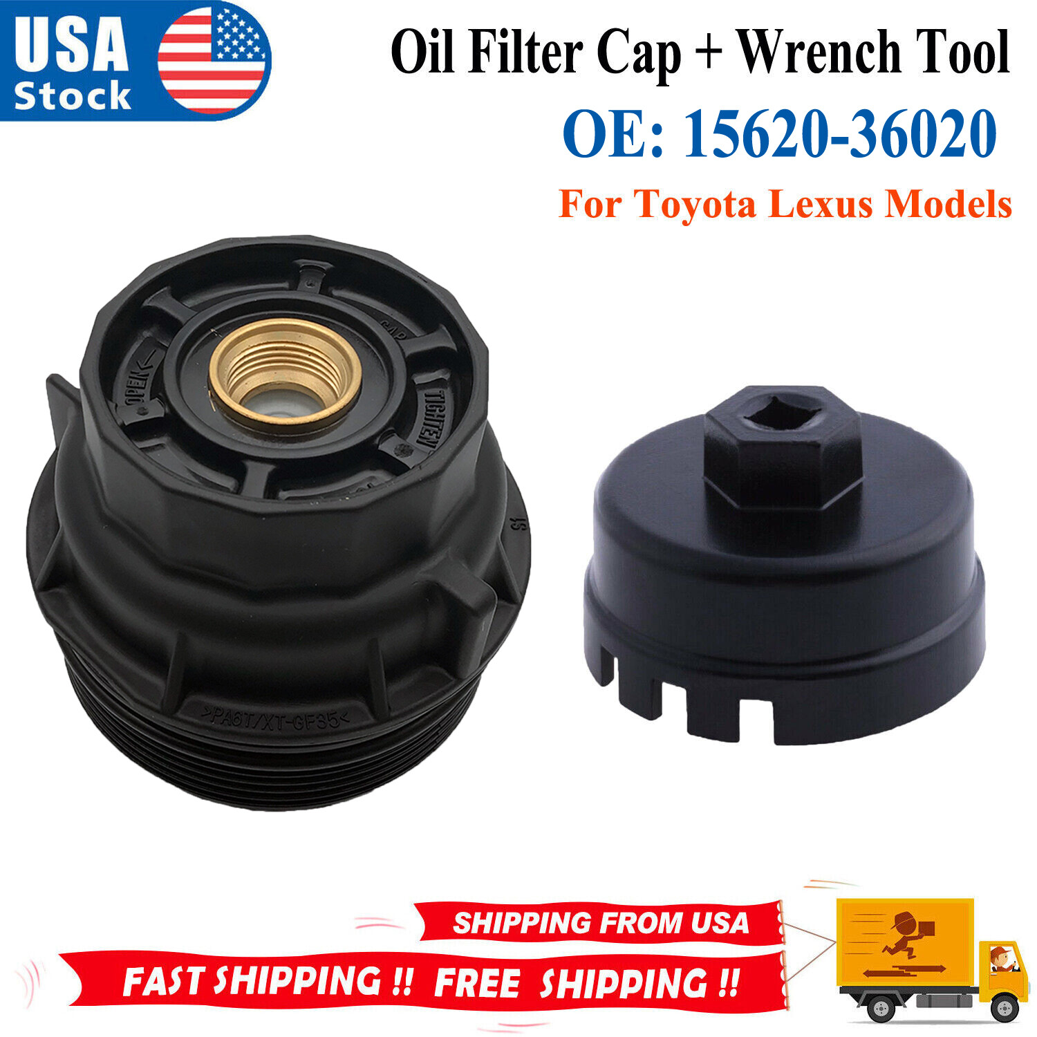 Housing Cap Holder Oem 15620-36020 And Tool Wrench For Toyota