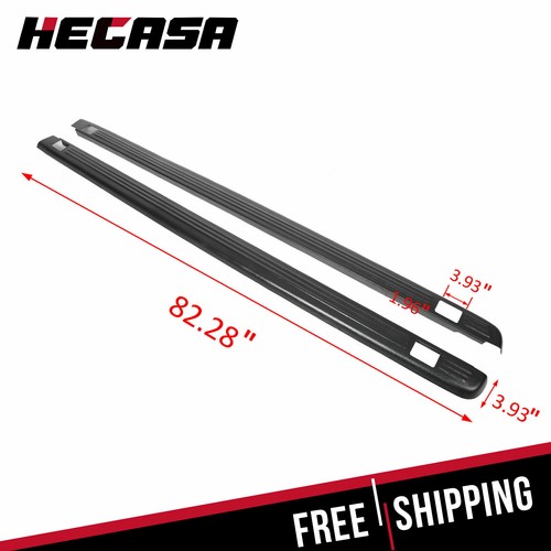7201151 Truck Bed Rail Caps Cover W/Holes 6.5ft For 9907 Chevy