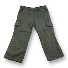 Boy Scouts of America Convertible Cargo Pants/Shorts - Green - Size 46x30 Relax