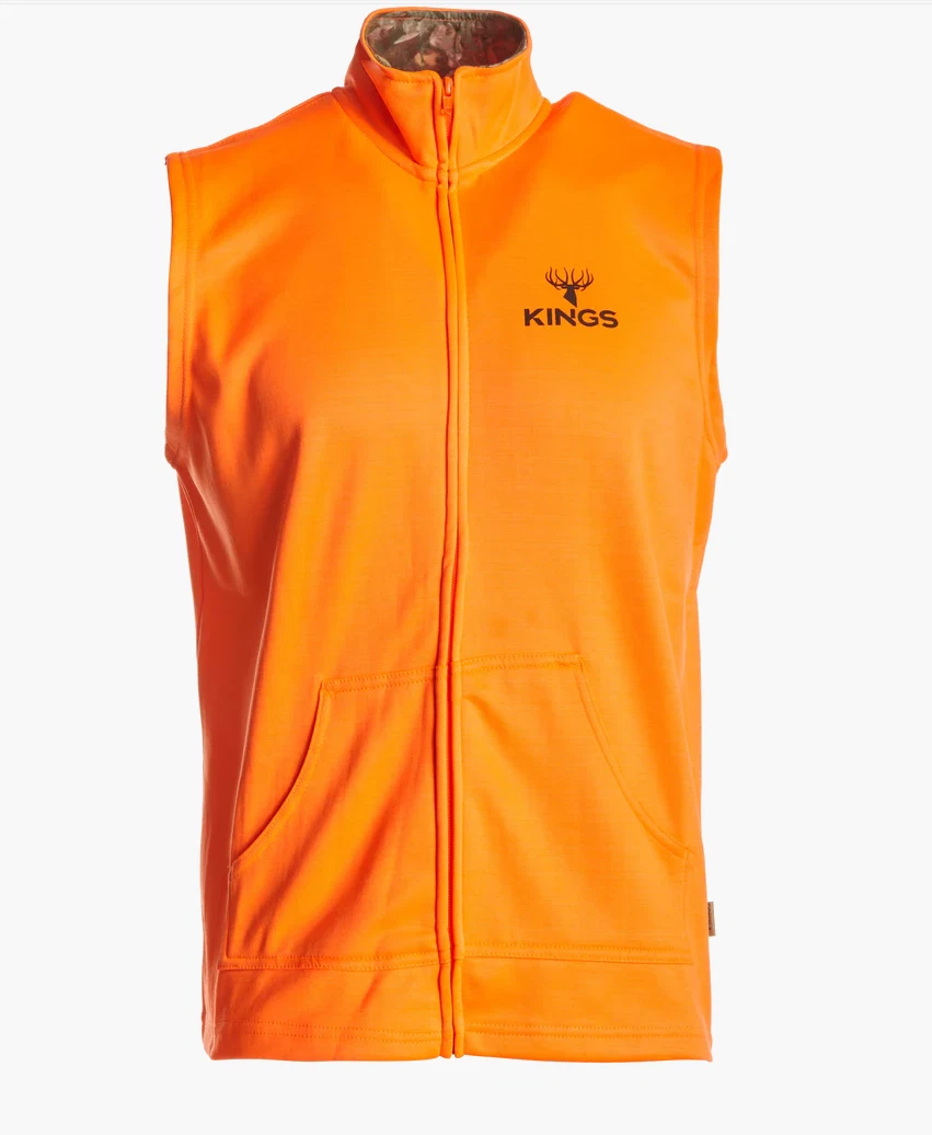 Orange fleece deals vest