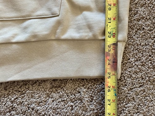 Size XL - Clot "Clottee" Cartoon Sun Embroidered Logo Hoodie Tan New - Picture 7 of 7