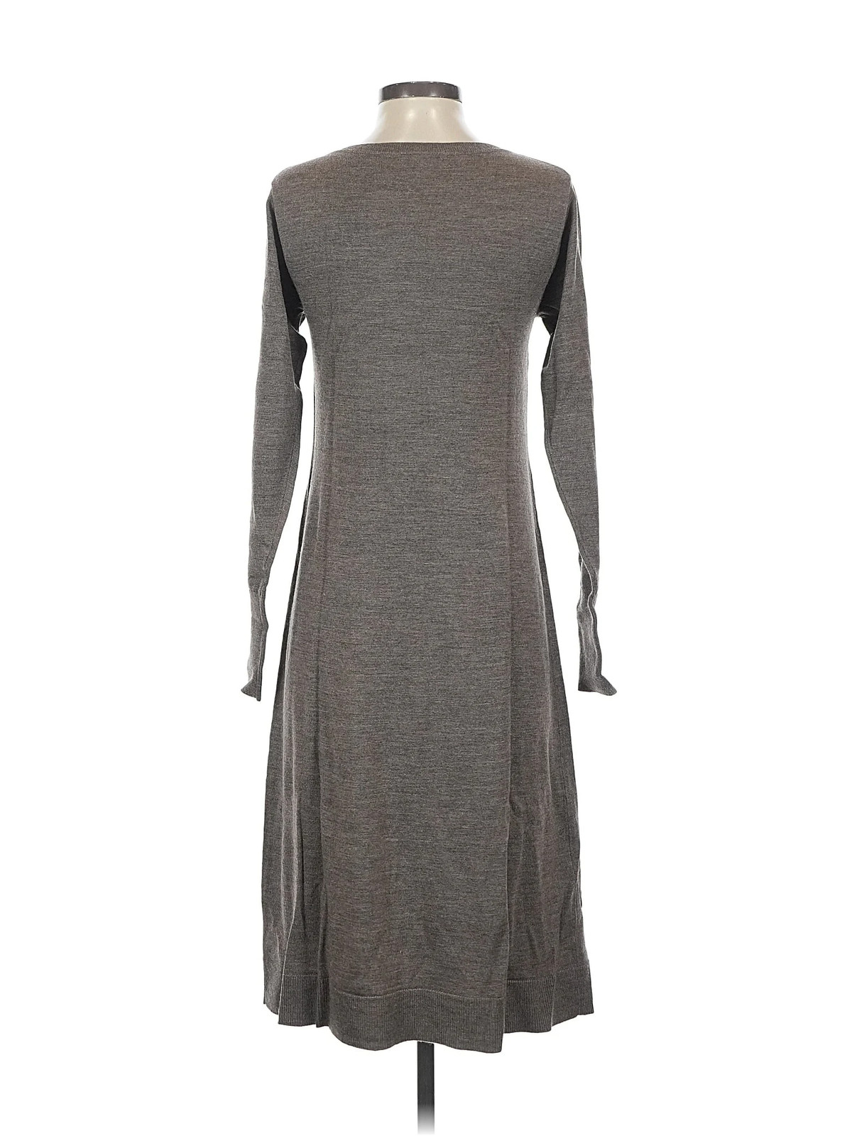 Uniqlo Women Gray Casual Dress XS thumbnail 2