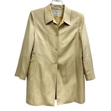 Collections For Le Suit Blazer Womens 18 Beige Four Button Long Lined Jacket