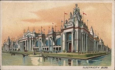 1904 St. Louis Fair Trade Card Electricity Building,St. Louis World's Fair-Readi