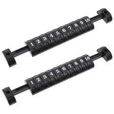 2Pcs Durable Plastic Score Keepers for Football Table Games Black