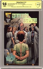 Rising Stars 1/2 #1/2WIZ.B CBCS 9.8 Witnessed Sig Straczynski/Lashley 2000