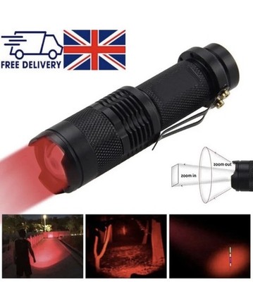 Karpfenangeln ROT Laser Tufty Bird Scaring Torch Zoomable Tuftie Tackle Ente 