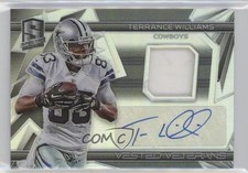 2015 Panini Spectra Vested Veterans /75 Terrance Williams #VV-TW Auto ry5