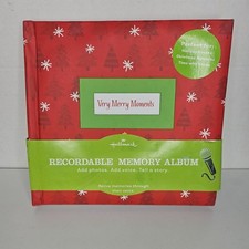 Hallmark Christmas/ Winter Voice Recordable Memory Photo Album