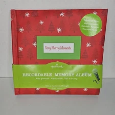Hallmark Christmas/ Winter Voice Recordable Memory Photo Album
