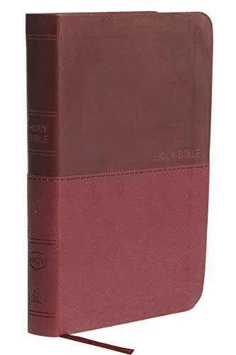 NKJV, Thinline Bible, Compact, Leathersoft, Burgundy, Red Letter - Image 7