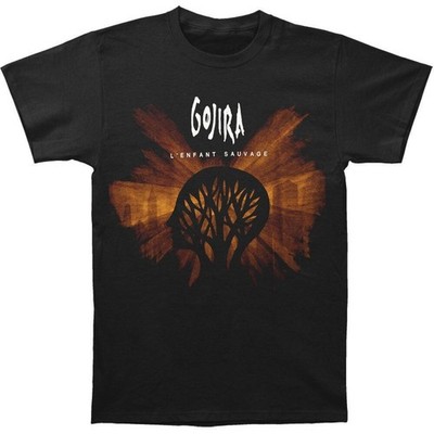 Gojira L Enfant Sauvage T-shirt Black Men M L 234XL 1B131 FREE SHIPPING