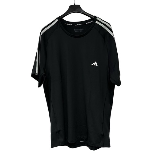 Adidas HD3525 TECHFIT 3-STRIPES TRAINING TEE Mens Size XL New