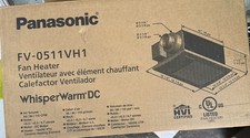 Panasonic WhisperWarm DC FV-0511VH1 Exhaust Fan Heater, 3-Speed Louver
