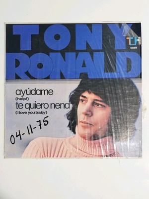 Tony Ronald....''Get Me Some Help & Once Upon A Time'' 45 RPM 7'' Vinyl Record 