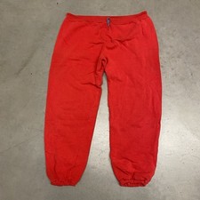 Vintage 60s/70s Gusset Sweatpants Size Men  s M/L Cherry Red Faded Sweats
