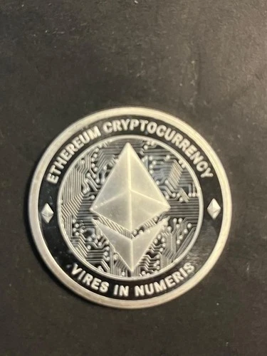 Ethereum 2018 Golden State Mint 1oz .999 Silver Round  BU