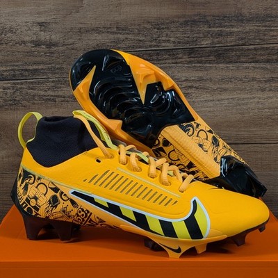 Nike Vapor Edge Pro 360 2 NRG Men's 9.5 Yellow Black Football Cleats FQ4026-800