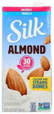 Silk Unsweetened Vanilla Almond Milk 32 Fl Oz