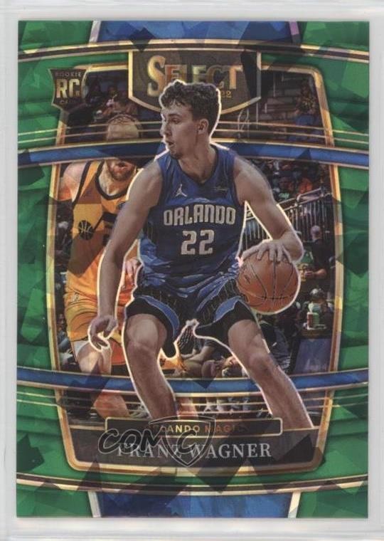 2021-22 Panini Select Concourse Green Ice Prizm Franz Wagner #15 0xs4