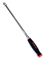 Snap On Tools USA 1/2” Drive 24” RED Soft Grip Chrome Breaker Bar SHBB24 MINT