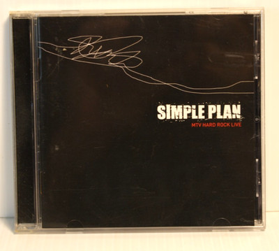 SIMPLE PLAN - MTV HARD ROCK LIVE (CD, 2005) EDC Pressing, Enhanced, BMG CD Club