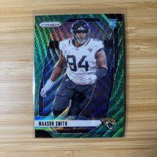 2024 Panini Prizm - Rookies Maason Smith #368 Green Wave  (RC)