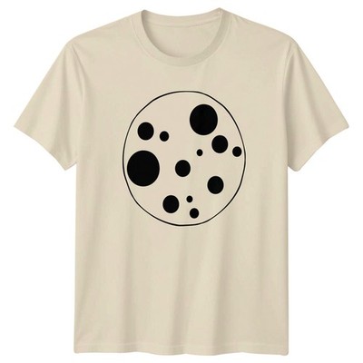 Abstraktes T-Shirt Mond Oberfläche Krater Muster Planetenwissenschaft Astronomie