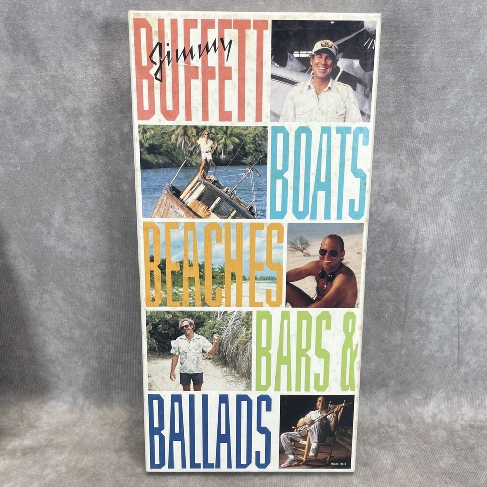 Jimmy Buffett Boats Beaches Bars and Ballads Box Set With Handbook - GOOD Foto 2 de 4