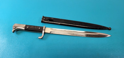 WWII German Dress Knife Bayonet + Black Scabbard TR1446
