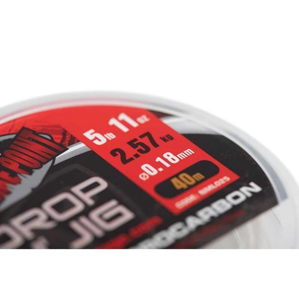 Fox Fluorocarbon Strike Point Drop N Jig Fishing Leader Lure Angling Accessory - Image 2 of 2
