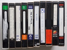 Job Lot of 10 Used VHS Videocassettes