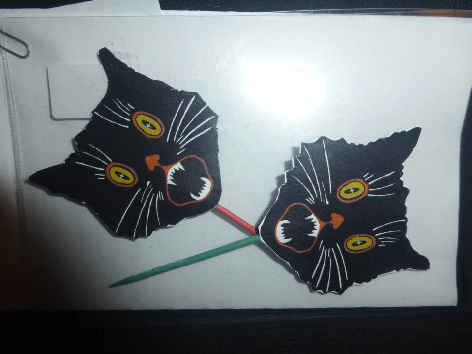 ÚNICO PR. DE PALOS DE CUPCAKE PARA HALLOWEEN-NUNCA USADOS-MEAS.-2-1/4 Foto 2 de 3