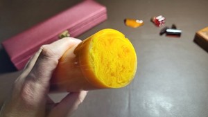 Original Amber Bakelite rod for making prayer beads, rosary, tesbih, misbaha Y2