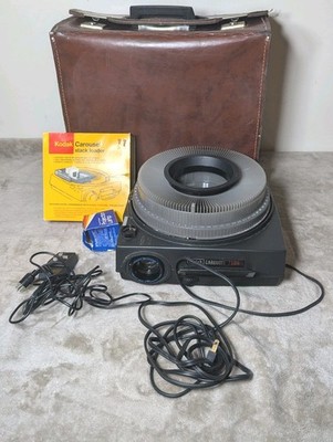 Kodak Carousel 750 H Model 35659814 Carousel Stack Loader Case Accessories AS IS