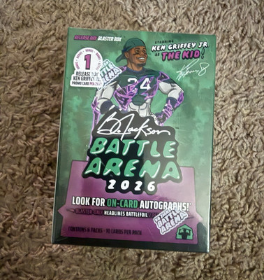 Bo Jackson Battle Arena 2026 RELEASE DAY Blaster Box On-Card Autos Griffey Jr