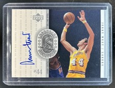 1999-00 Upper Deck Legends Jerry West Legendary Signatures Auto #JW Lakers
