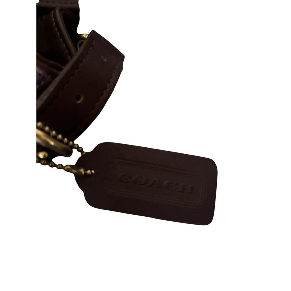 Vintage Coach Lula's Legacy Bag 9952 Dark Brown Shoulder Bag Leather Academia - Image 4 of 4